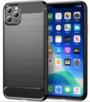 Juodas dėklas Apple iPhone 11 Pro Max telefonui "Carbon 2.0"