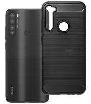 Juodas dėklas Xiaomi Redmi Note 8T telefonui "Carbon 2.0"