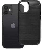 Juodas dėklas Apple iPhone 12 Mini telefonui "Carbon 2.0"