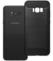 Juodas dėklas Samsung Galaxy S8 Plus telefonui "Carbon 2.0"