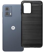 Juodas dėklas Motorola G53 / G13 telefonui "Carbon 2.0"
