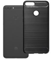 Juodas dėklas Huawei P Smart telefonui "Carbon 2.0"