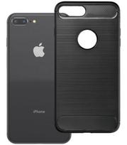 Juodas dėklas Apple iPhone 7 Plus / 8 Plus telefonui "Carbon 2.0"