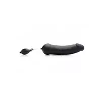 XR Brands Toms pripučiamas dildo, juodas, 33,7 cm