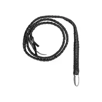 Ouch! by Shots Twisted Whip pintas botagas, juodas, 70 cm