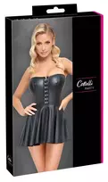 Cottelli mini suknelė su korseto tipo viršumi, juoda, M