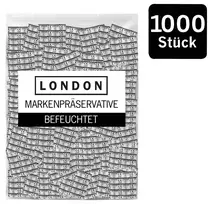 London Classic Transparent klasikinis prezervatyvas, 52 mm, 1000 vnt.
