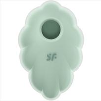 SATISFYER - CLOUD DANCER ŽALIAS ORO PULSŲ VIBRATORIUS