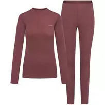 Moteriški termo apatiniai VIKING Meriboo Lady Set Merino rožiniai M