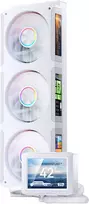 Jonsbo TF3-360SCW „viskas viename“ vandens aušinimo sistema, ARGB, 3,5 colių + 3 x 3,38 colių LCD – 360 mm, balta