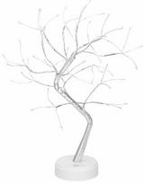 Dekoracija "Medis" Springos CL0861 su LED apšvietimu, 45 cm, balta sp.