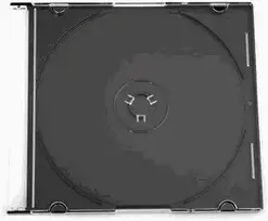 Slim case 1xCD Black