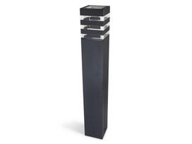 Sodo šviestuvas - E27 LED stovintis šviestuvas Malibu 60cm - Juodas
