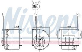 NISSENS 87613 Vidaus pūtiklis