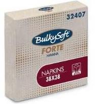 Multi Bulkysoft servetėlės 38x38 cm 2 sluoksnių natūralios, 40 vnt.