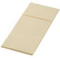Servetėlės Bio Dunisoft Duniletto Slim 40x33cm kreminės bestik-fold popierinės, 4 pakeliai x 65 vnt./kartoninė dėžė