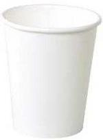 Multi Popierinis kavos puodelis Ø80xH90 mm 25 cl 8 oz vienasluoksnis baltas, 20 vnt. x 50 vnt./kartoninėje dėžėje