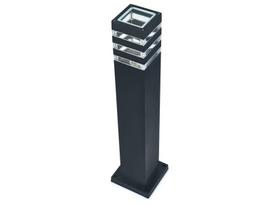Sodo šviestuvas - E27 LED stovintis šviestuvas Malibu 50cm - Juodas