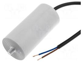 Capacitor: motors, run | 10uF | 425VAC | Ø36x58mm | -25÷85°C | ±5%