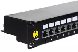 NetRack Patch panel 19'' 24 portų Kat. 5E FTP (104-03)