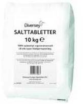 Multi Indaplovės druskos tabletės Diversey druskos tabletės 10 kg vandens minkštinimo sistemoms, 10 kg/maiše