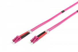 Digitus FO patch cord - duplex - LC to LC MM OM4 50/125  AND #181; - 10 m