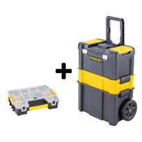 Įrankių dėžė Stanley STST1-81320, 47.5 cm x 28.3 cm x 63 cm, geltona sp./pilka sp.