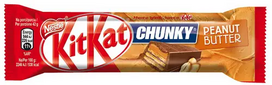 KIT KAT Chunky F1 žemės riešutų sviesto šokolado batonėlis 42g