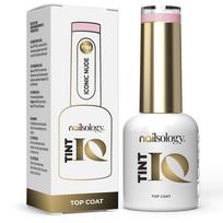 Viršutinis nagų lako sluoksnis Clavier Tint IQ Top Coat, tt02 iconic nude, 8 ml