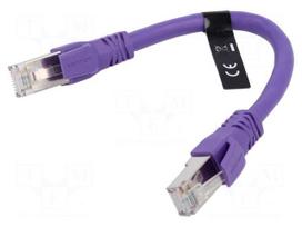 Patch cord | S/FTP | Cat 6a | RJ45 plug,both sides | stranded | OFC
