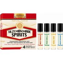 18.21 Man Made Spirits Sampler Cologne Discovery Set vyriškų kvepalų rinkinys, 4 x 2.6 ml