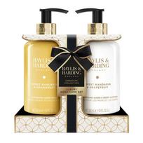 Baylis & Harding Sweet Mandarin & Grapefruit Luxury Hand Care Gift Set Rankų priežiūros priemonių rinkinys 2x300ml