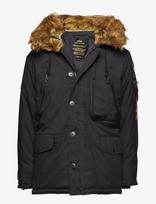Alpha Industries - Polar Jacket - Parka stiliaus striukė - Juoda
