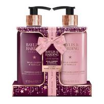 Baylis & Harding Wild Cherry & Vanilla Luxury Hand Care Gift Set Rankų priežiūros rinkinys 2x300ml