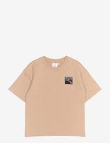 The New - Tnrowan Os S_S Sweat Tee - Marškinėliai trumpomis rankovėmis - Smėlio