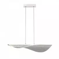 Pakabinamas šviestuvas Kabanti lempa MAXlight Maxlight Mantra Bianca 7766 kabanti lempa pakabinama 1x40W LED 3000K 2450 lm balta/permatoma