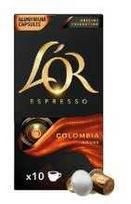 Multi Kavos kapsulės L'OR Espresso Colombia, 10 kapsulių/pakuotė, stiprumas 7,10, pakuotė x 10 vnt./dėžė