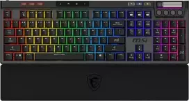 MSI STRIKE PRO W SILENT FR mechaninė žaidimų klaviatūra, Tenkeyless, Kailh Low Profile Red jungikliai, RGB, AZERTY