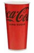 Multi Popieriniai puodeliai 50 cl Coca Cola Ø90x170 mm šaltiems gėrimams, 50 vnt. x 1 vnt./pak. (1000 vnt.)
