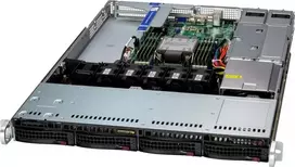 Supermicro SuperServer SYS-512B-WR-G1 WIO barebone serveris spintai, 1U, vienas lizdas, 32GB