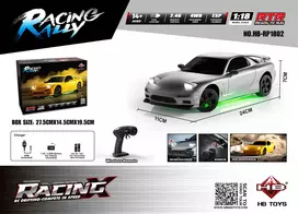 R/C Drift Car TurboSlide 1:18 with Lights Silver
