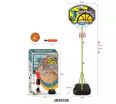 Adjustable Green Basketball Hoops + Accessories