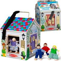 Interaktyvus 23 cm Montessori namelis su spynomis ir durų skambučio garsu Melissa & Doug