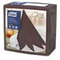 Tork Premium LinStyle servetėlės 39x39cm 1/4 lankstymo kakavos rudos, 14 pak. x 50 vnt.