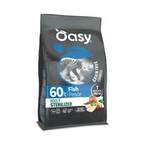 Oasy Grain Free Adult Sterilized sausas pašaras su žuvimi katėms, 6 kg