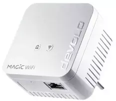 Maršrutizatorius Devolo Magic 1 WiFi mini pradinis rinkinys, 1200Mbit/s, IEEE 802.11b, IEEE 802.11g, IEEE 802.11n, IEEE 802.1p, IEEE 802.3, IEEE 802.3az, IEEE 802.3u, IEEE..., Type C, Fast Ethernet, 10,100Mbit/s, Wi-Fi 4 (802.11n)