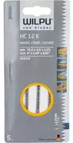 Wilpu T formos (t) siaurapjūklio geležtės medienai T101ao Hc 12 K, 5 vnt.