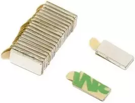 Magnetastico® 20 vnt. lipnių neodimio magnetų N52 stačiakampis 10 x 5 x 1 mm stiprūs lipnūs magnetai su 3m prekės ženklo juosta N52 magnetai su lipnia plėvele itin didelė laikymo galia