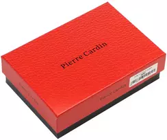 PIERRE CARDIN Moteriška Vidutinė RFID Piniginė su Užtrauktuku, Ekologinė Oda