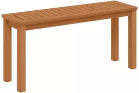 Lauko suoliukas be atlošo, natūralios spalvos, 100 x 30 x 47 cm